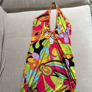 JADED LONDON Colorful Halter Dress